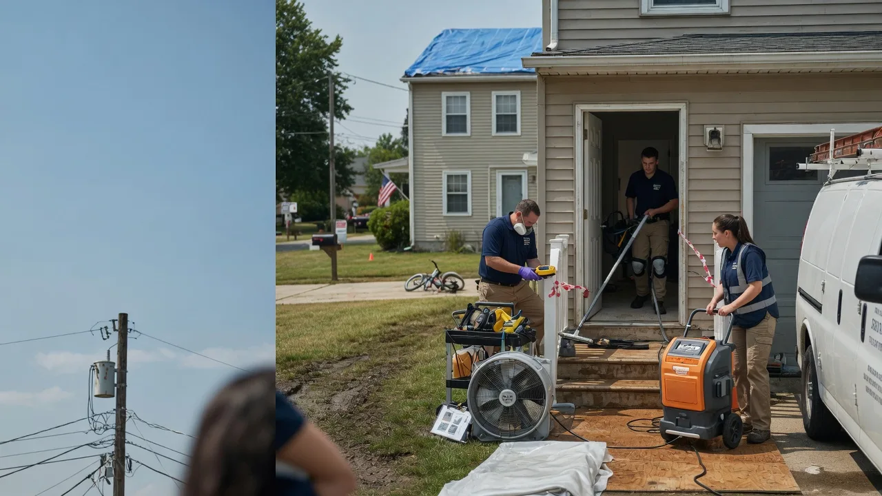 Water Damage Repair in Leesville, OH near me